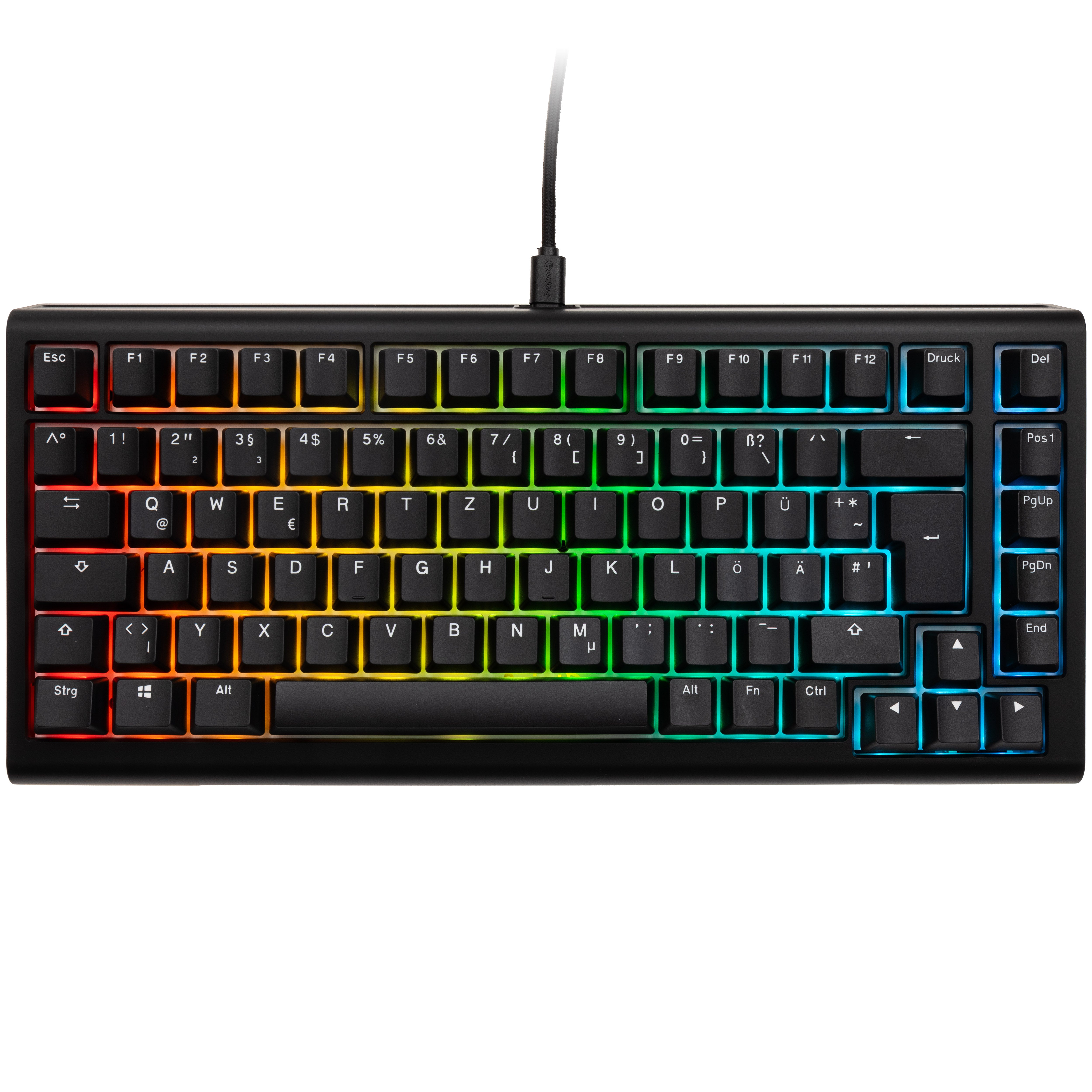 Ducky Tinker 75 Gaming-Tastatur, RGB - MX-Brown (ISO-DE)
