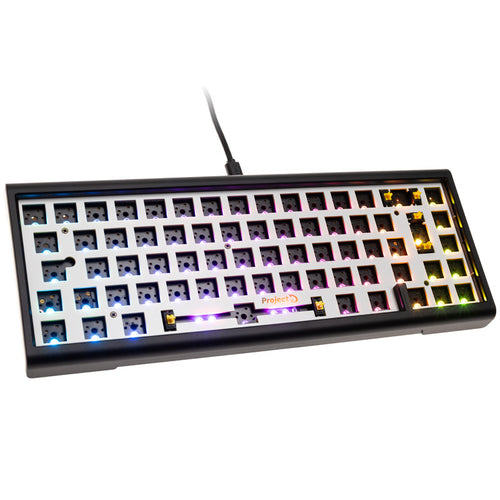 Ducky Tinker 65 Barebone Gaming-Tastatur, RGB schwarz (ISO-DE)