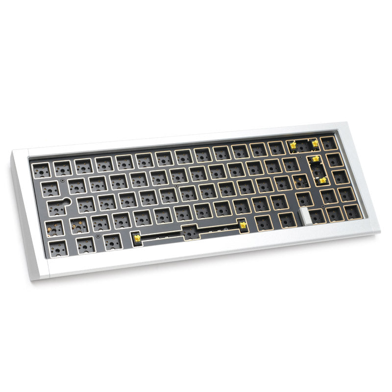 Ducky Outlaw 65 Gaming Tastatur, Barebone - silber (ANSI)