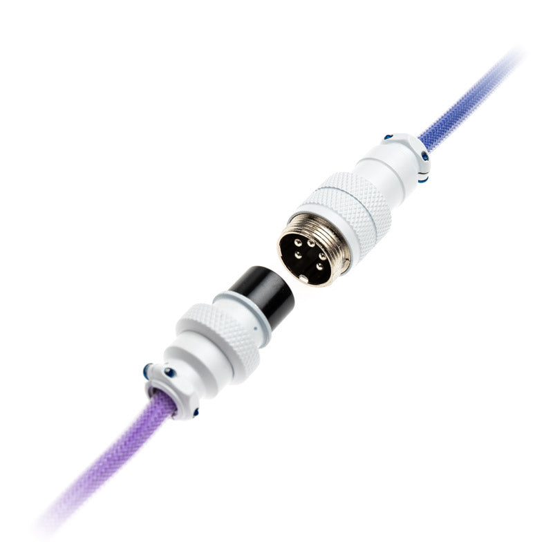 Ducky Premicord Afterglow Coiled Cable, USB Typ C auf Typ A - 1,8m