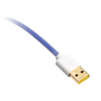 Ducky Premicord Afterglow Coiled Cable, USB Typ C auf Typ A - 1,8m