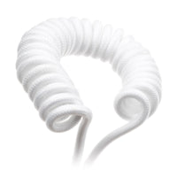 Ducky Coiled Cable - White Edition
