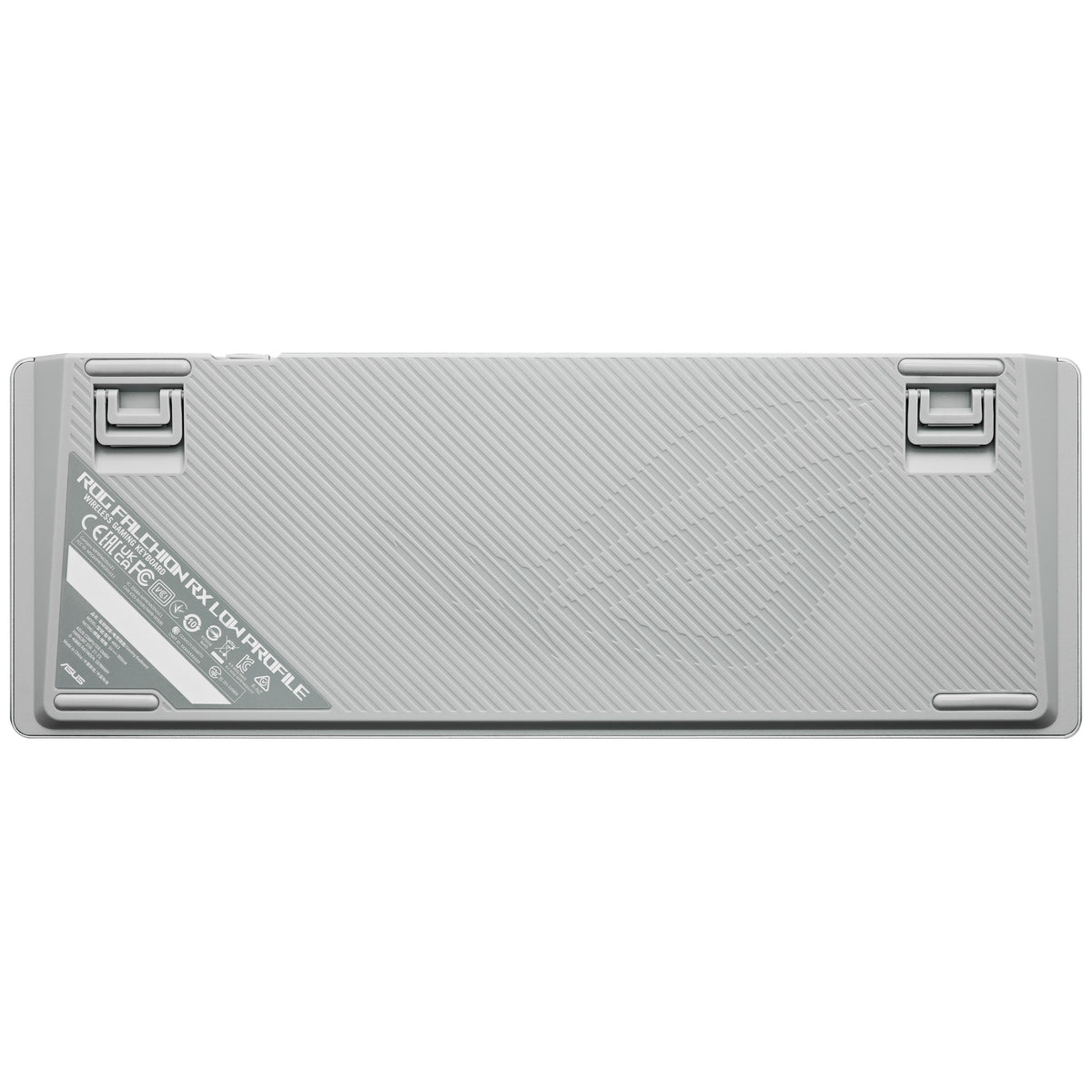 ASUS ROG Falchion RX Low Profile Gaming Tastatur, RX RED - weiß, silber