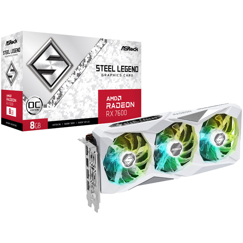 ASRock Steel Legend OC Radeon RX 7600 8 Go GDDR6