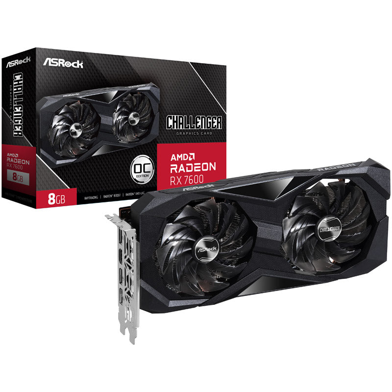 ASRock AMD Radeon RX 7600 Challenger 8GB OC GDDR6