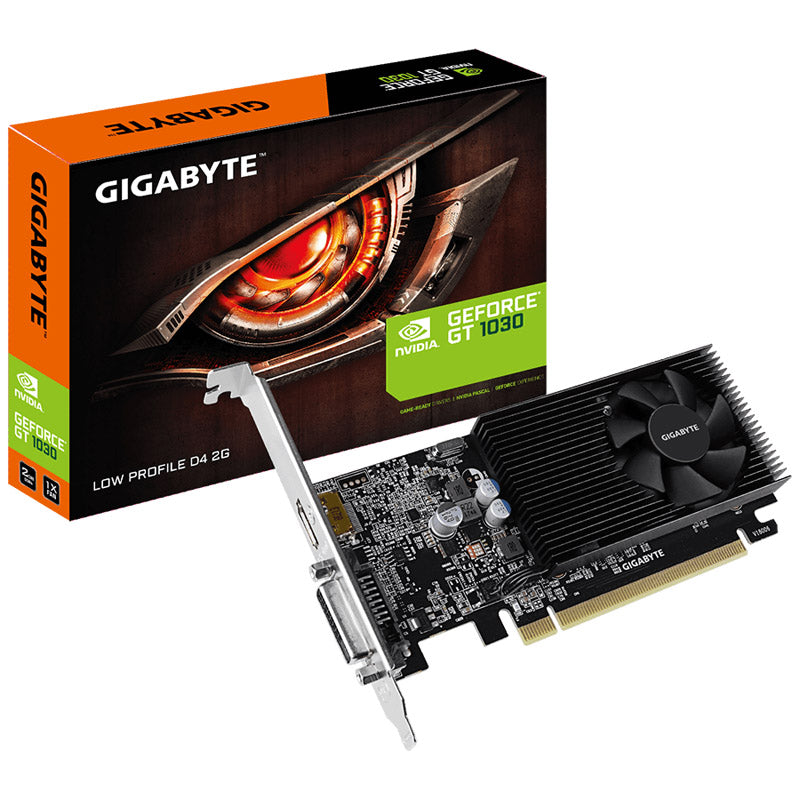 GIGABYTE GeForce GT 1030 Low Profile D4 2G DDR4