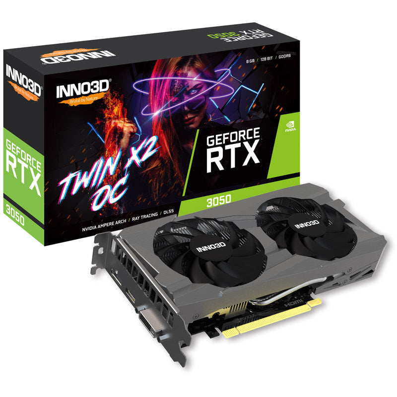 INNO3D GeForce RTX 3050 Twin X2 OC V2, 8192 MB GDDR6