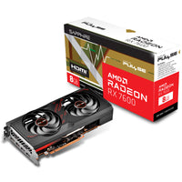 Sapphire Radeon RX 7600 PULSE 8GB GDDR6 Black / Red