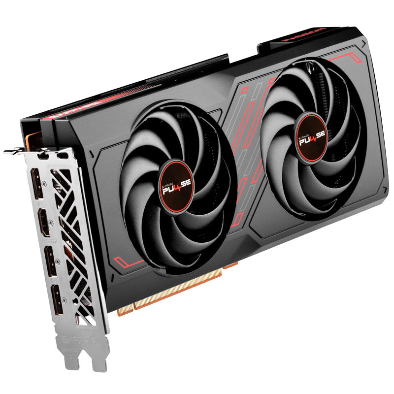 Sapphire Radeon RX 7600 PULSE 8GB GDDR6 Black / Red