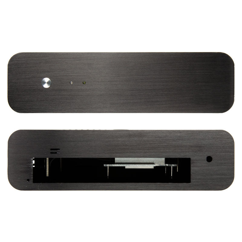Akasa Euler Fanless Thin-Mini-ITX Gehäuse, 120W PSU, OEM - schwarz