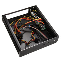 Akasa Euler M Fanless Mini-ITX Gehäuse, 80W Netzteil, OEM - schwarz