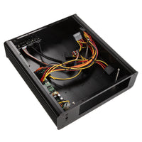 Akasa Euler M Fanless Mini-ITX Gehäuse, 80W Netzteil, OEM - schwarz
