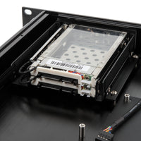 Akasa Galileo TU1 Thin-Mini-ITX 1U Gehäuse, OEM - schwarz