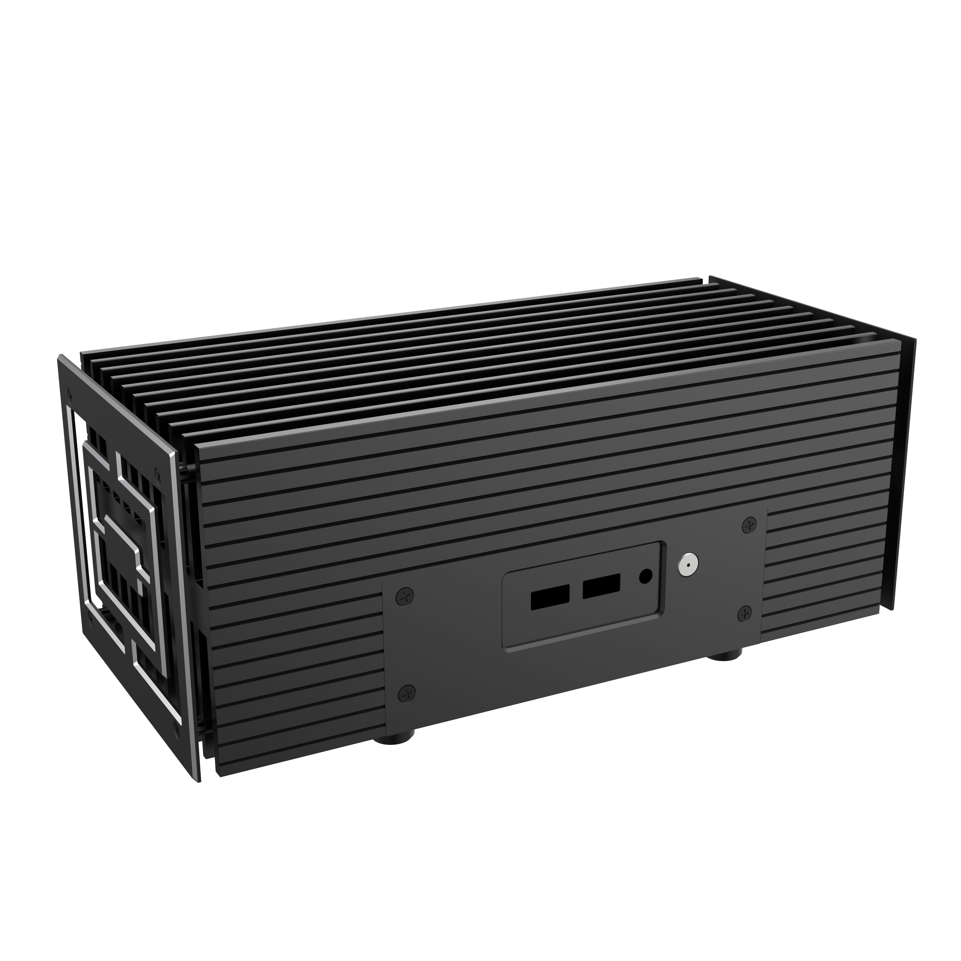 Akasa Turing Fanless UCFF-Gehäuse (Intel NUC), OEM - schwarz, LGA1700
