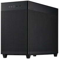 Asus Prime AP201 Micro ATX Mini Tower Black with Mesh Side Panel and USB 3.2 Gen 2 Type-C and USB 3.2 Gen 1 Type-A