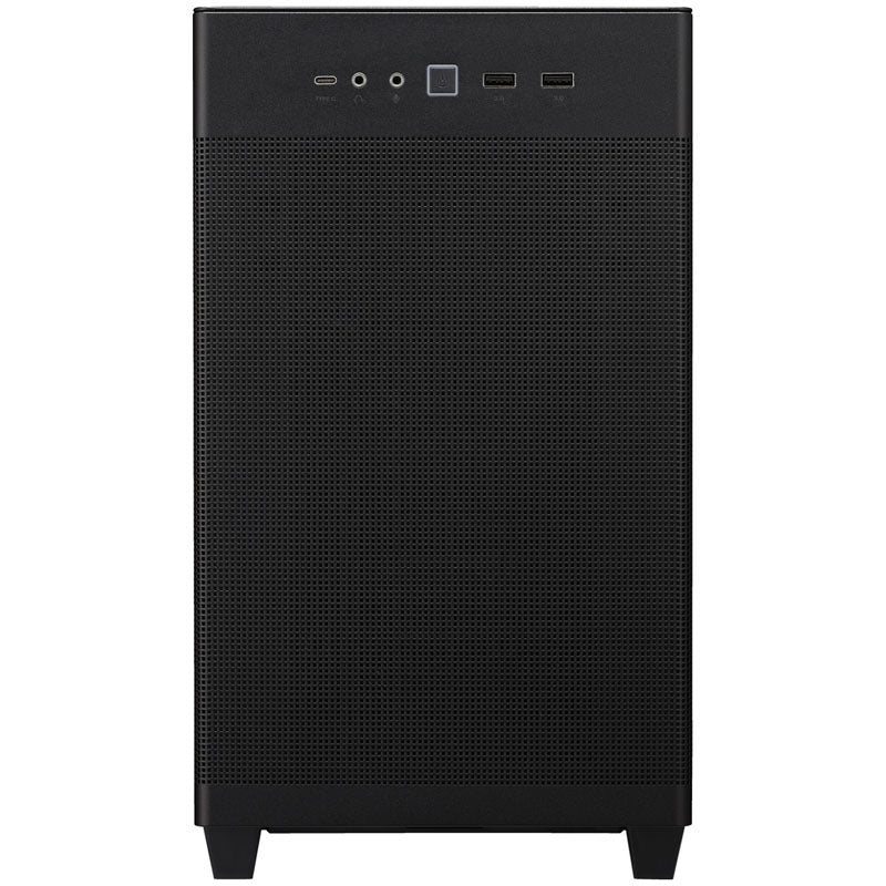 Asus Prime AP201 Micro ATX Mini Tower Black with Mesh Side Panel and USB 3.2 Gen 2 Type-C and USB 3.2 Gen 1 Type-A