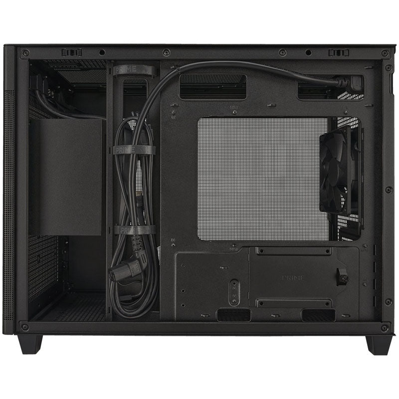Asus Prime AP201 Micro ATX Mini Tower Black with Mesh Side Panel and USB 3.2 Gen 2 Type-C and USB 3.2 Gen 1 Type-A