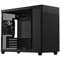 Asus Prime AP201 Micro ATX Mini Tower Black with Mesh Side Panel and USB 3.2 Gen 2 Type-C and USB 3.2 Gen 1 Type-A