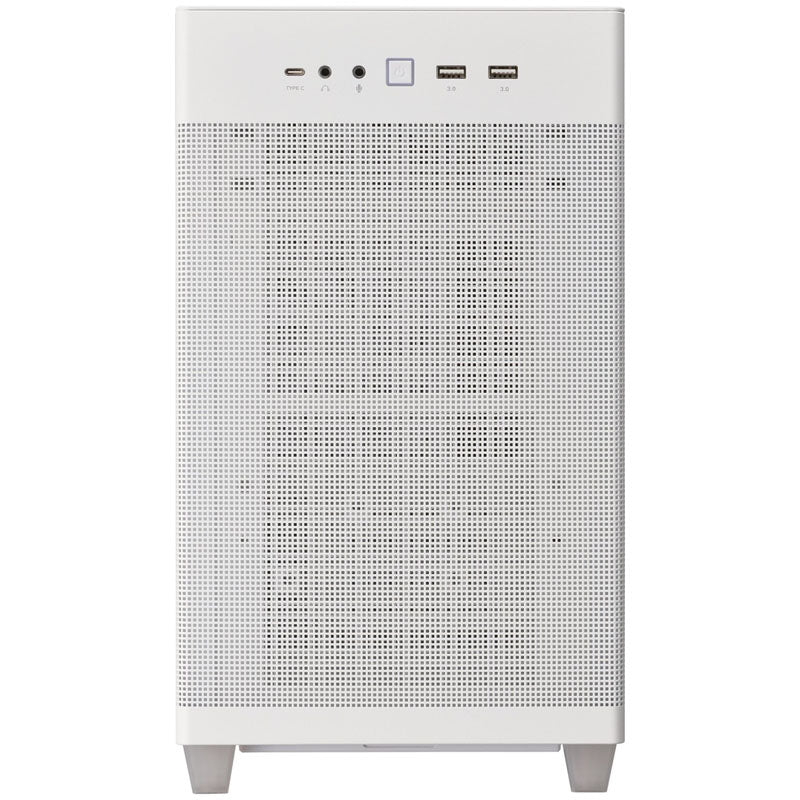 Asus Prime AP201 Micro ATX Mini Tour Blanc Panneau Latéral en Mesh