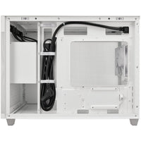 Asus Prime AP201 Micro ATX Mini Tour Blanc Panneau Latéral en Mesh