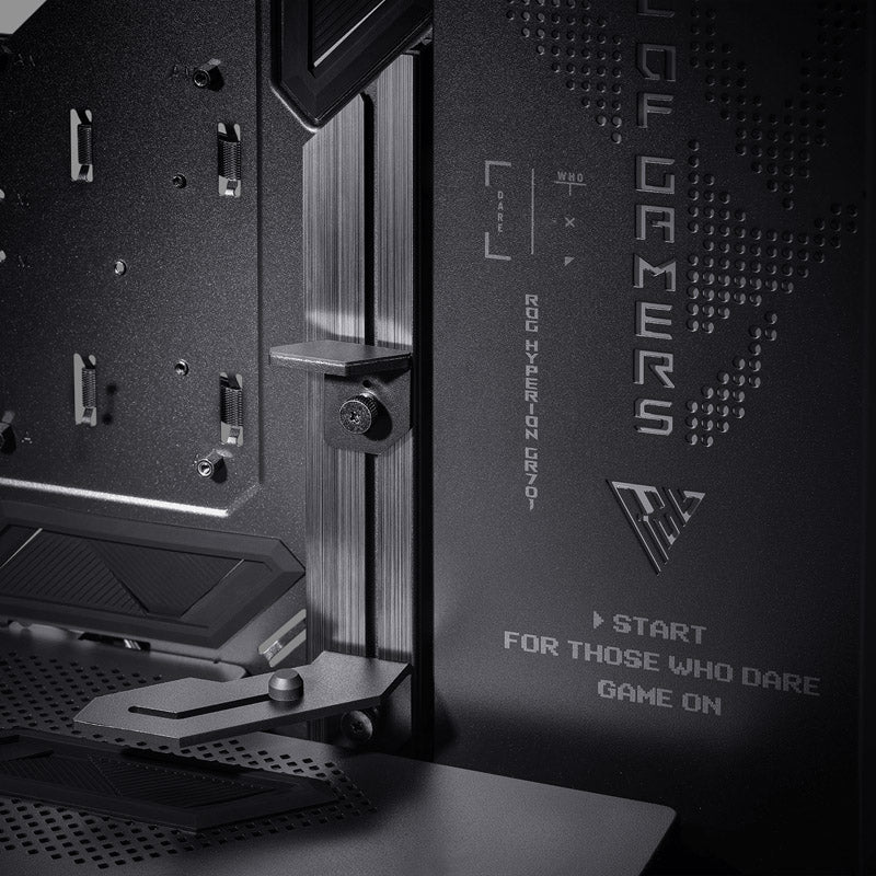 ASUS ROG Hyperion GR701 Tempered Glass EATX Full Tower Computer Case - Black