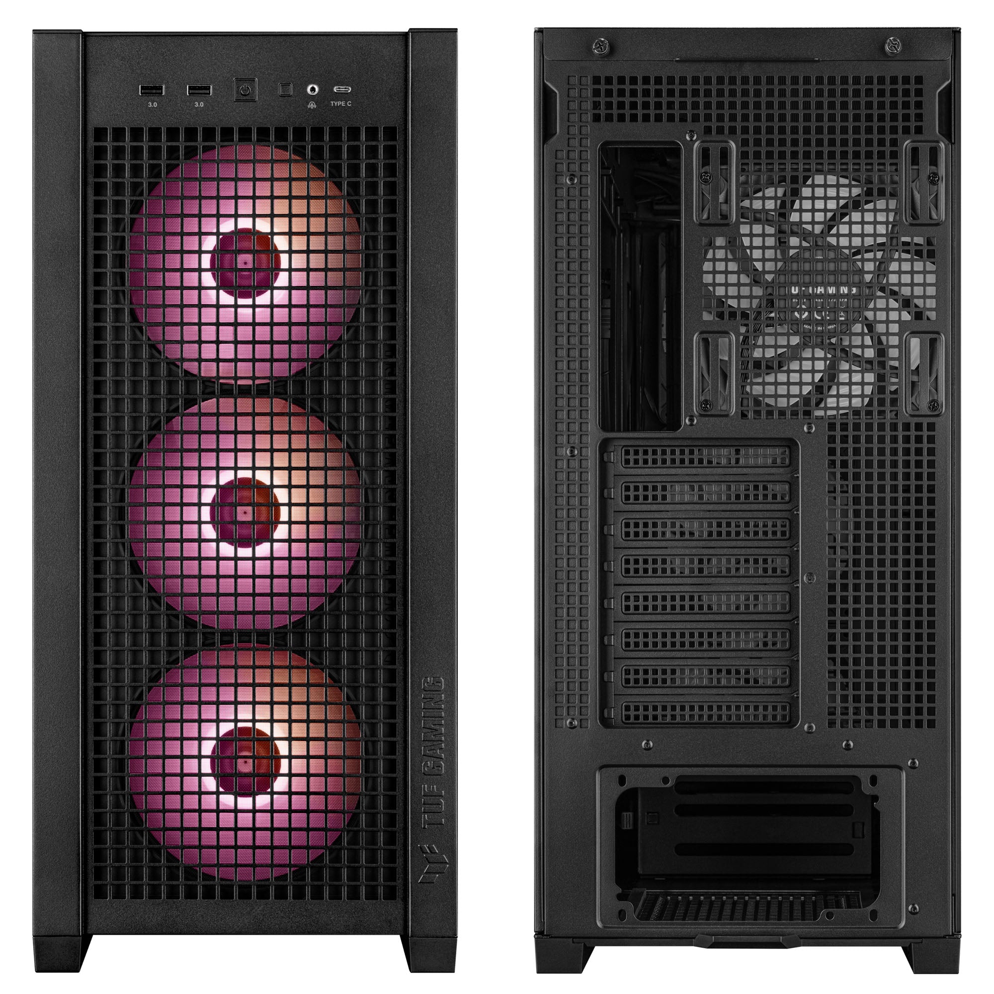 ASUS TUF Gaming GT302 TG ARGB Midi-Tower - schwarz