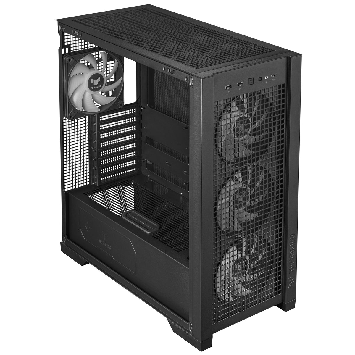Asus TUF Gaming GT302 ATX Mid Tower Noir ARGB Verre Trempé