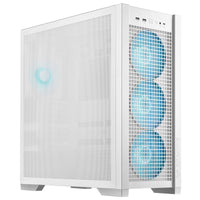 Asus TUF Gaming GT302 ARGB ATX Mid Tower White Tempered Glass Side Panel, ARGB