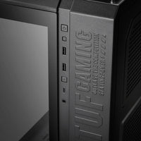 Asus TUF Gaming GT502 Plus ATX Mid Tower Black Tempered Glass Side Panel