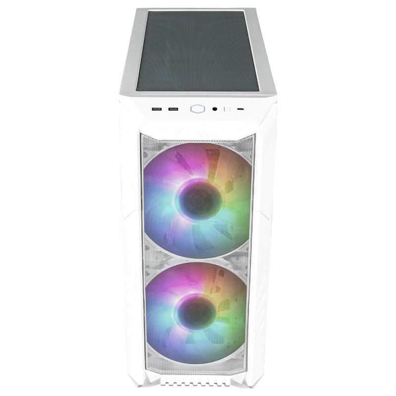 Cooler Master HAF 500, Midi-Tower, ARGB, Tempered Glass - weiß