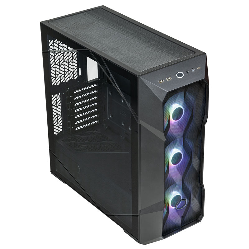 Cooler Master TD500V2 Mesh Midi-Tower ARGB, Tempered Glass - schwarz