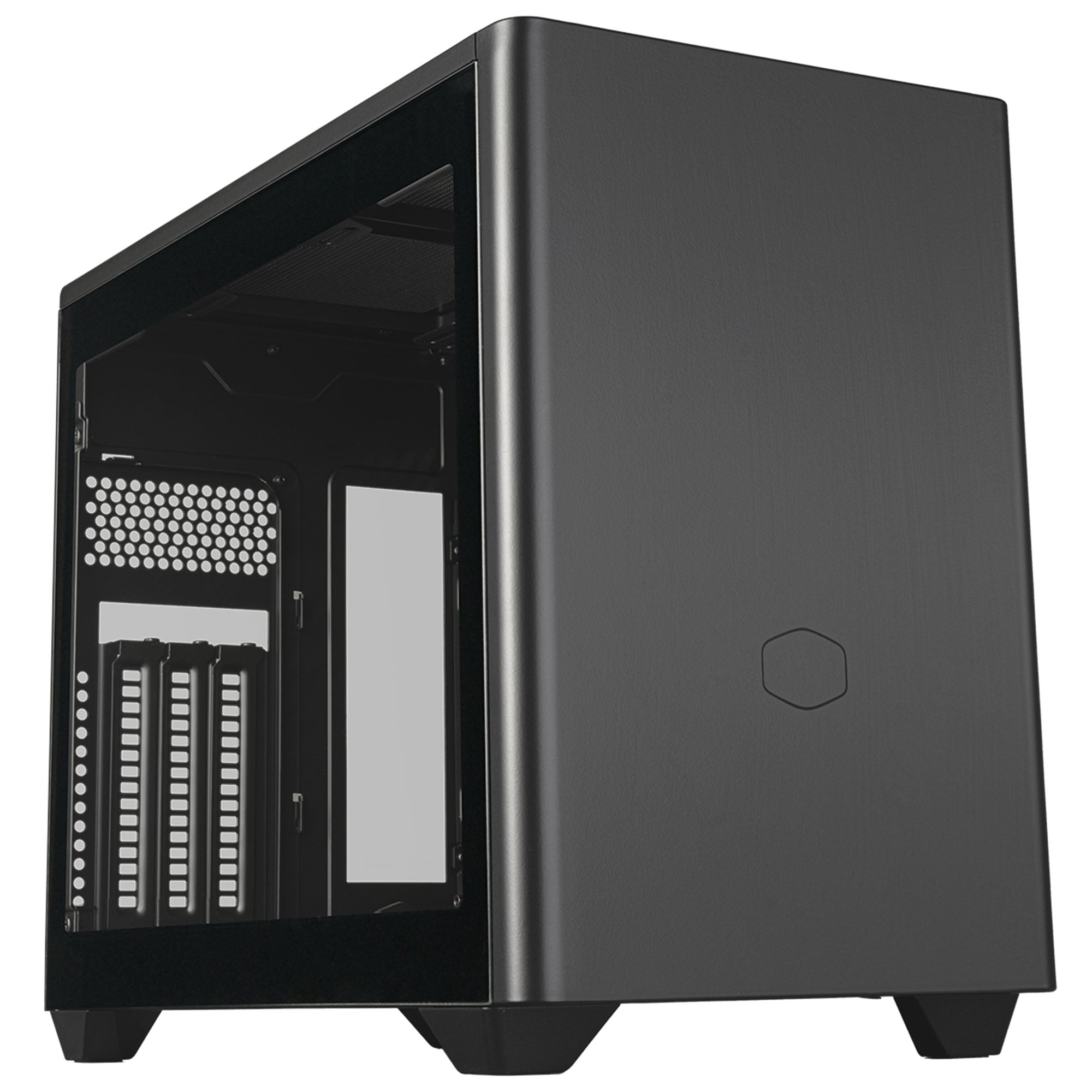 Cooler Master MasterBox NR200P V2 Mini-ITX Gehäuse, Tempered Glass - schwarz