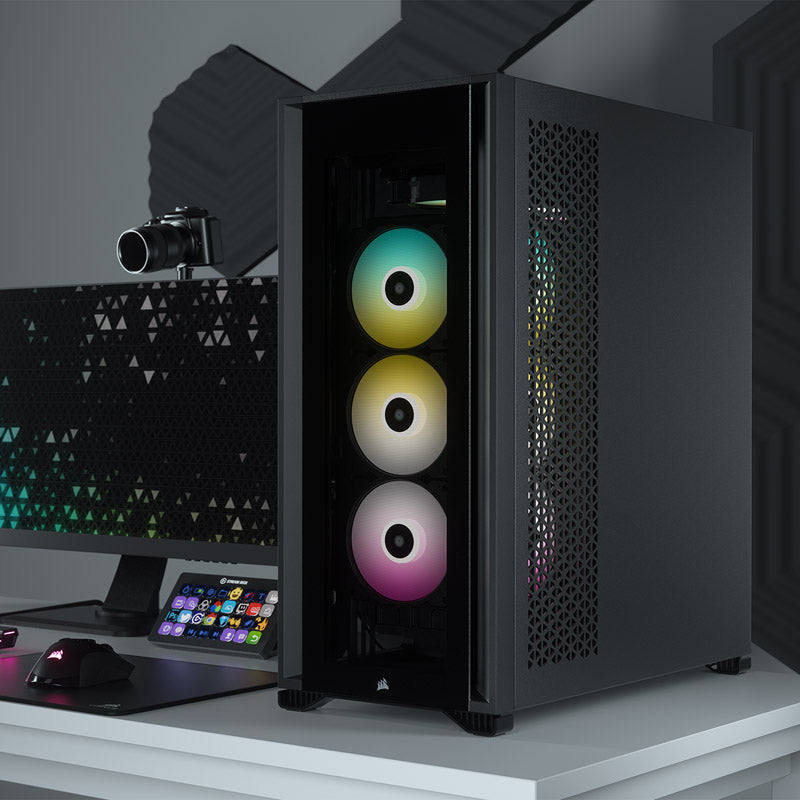 Corsair iCUE 7000X RGB Big-Tower, Tempered Glass - schwarz