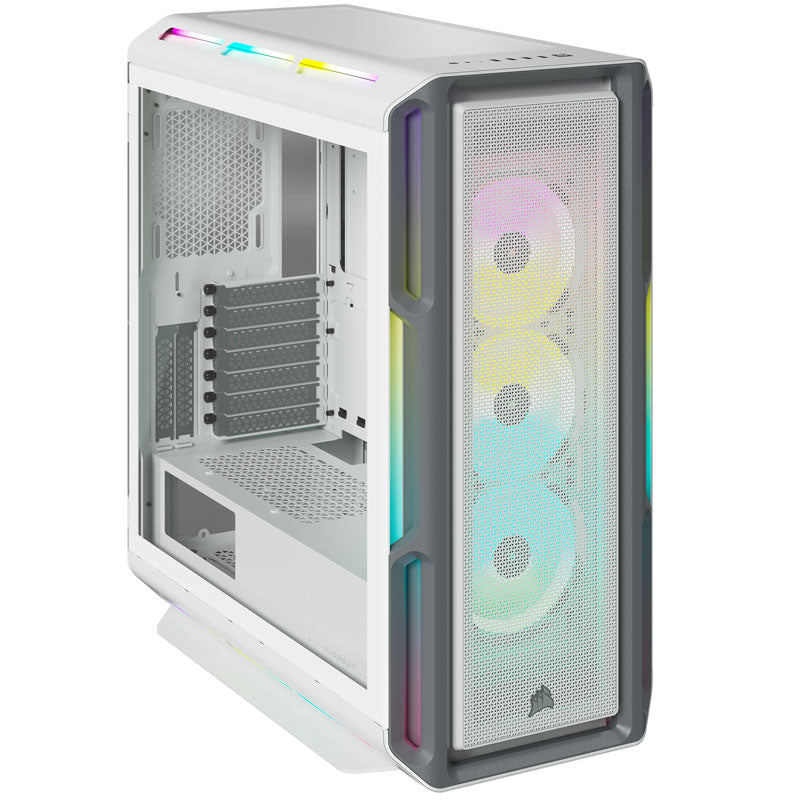 Corsair iCUE 5000T Midi-Tower, RGB, Tempered Glass - weiß