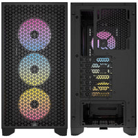 Corsair 3000D ATX Mid Tower Black RGB AIRFLOW Tempered Glass