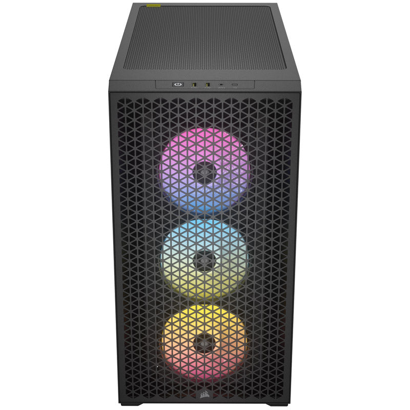 Corsair 3000D ATX Mid Tower Black RGB AIRFLOW Tempered Glass