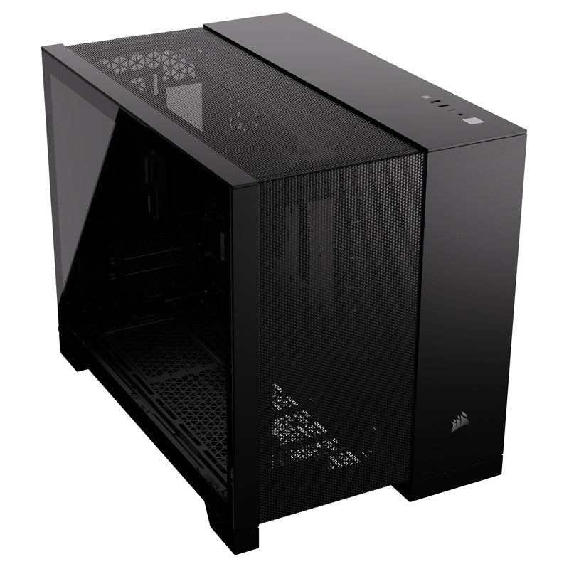 Corsair 2500D Airflow Micro-ATX Gehäuse, Tempered Glass - schwarz