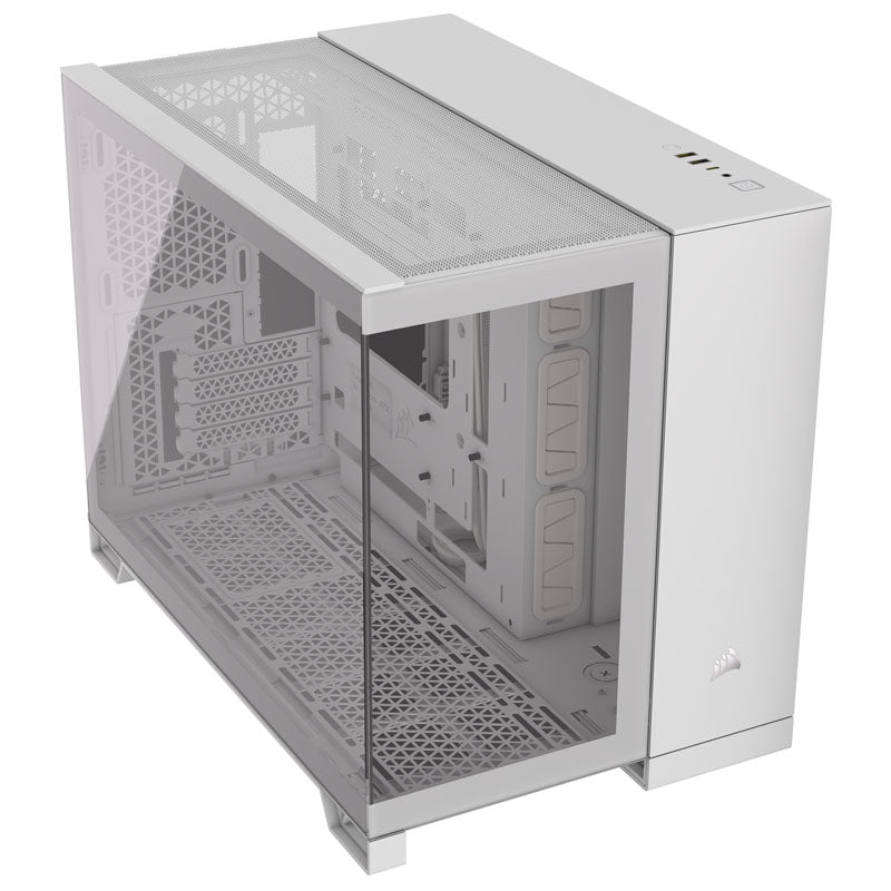 Corsair 2500X Micro-ATX Gehäuse, Tempered Glass - weiß