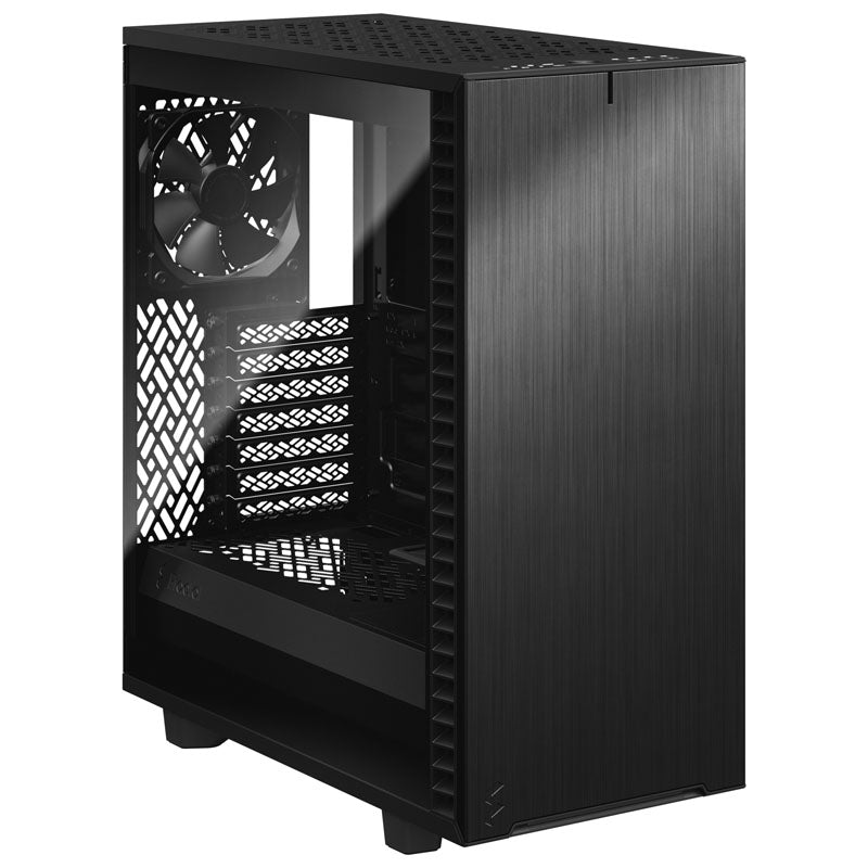 Fractal Design Define 7 Compact Black TG Light Tint Midi-Tower - Tempered Glass, gedämmt, schwarz