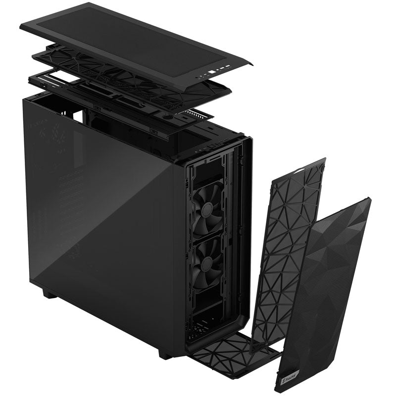 Fractal Design Meshify 2 XL Midi-Tower, Dark Tint, Tempered Glass, schwarz