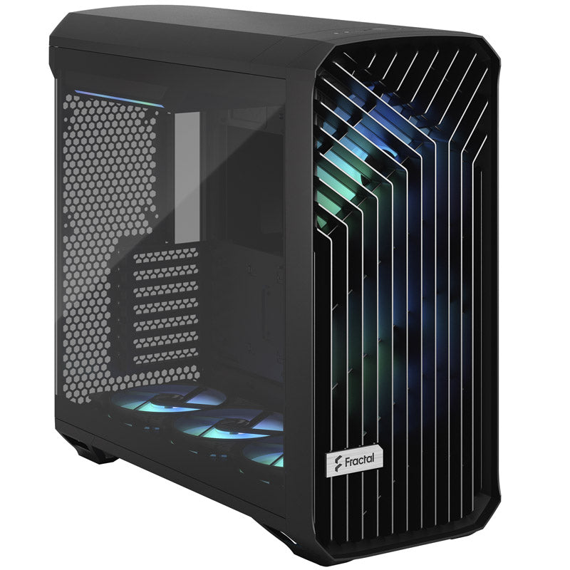 Fractal Design Torrent RGB Midi-Tower Light Tint, Tempered Glass, schwarz