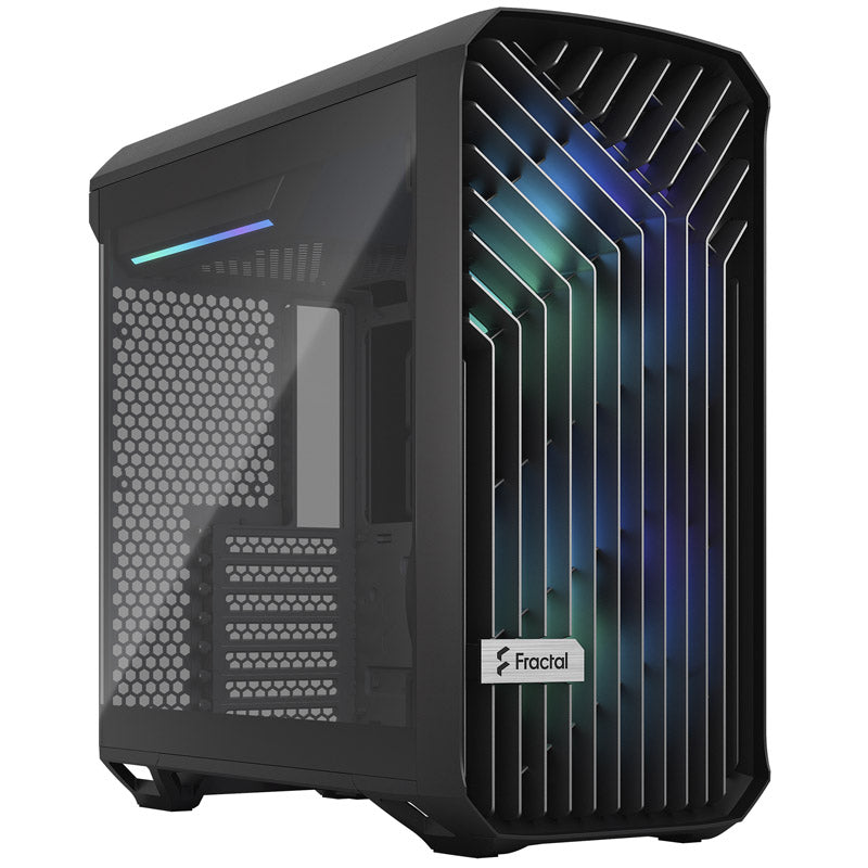 Fractal Design Torrent Compact RGB Midi-Tower Light Tint, Tempered Glass, schwarz
