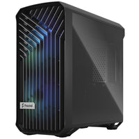 Fractal Design Torrent Compact RGB Midi-Tower Light Tint, Tempered Glass, schwarz