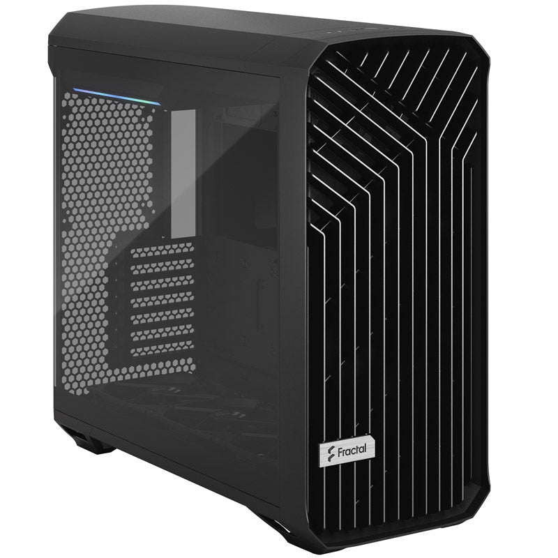 Fractal Design Torrent Midi-Tower Light Tint, Tempered Glass, schwarz