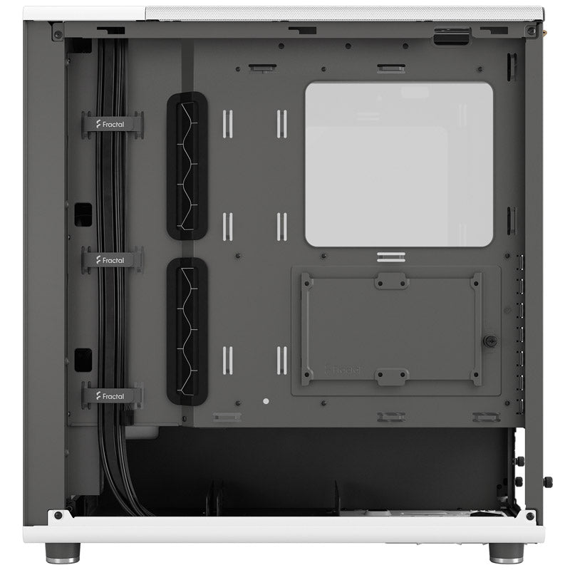Fractal Design North Mid-Tower Case (Chalk White, Clear Window)