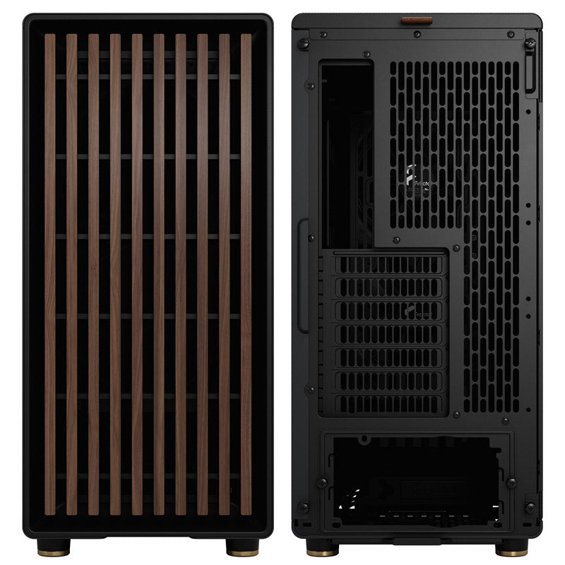 Fractal Design North Boîtier PC Moyen Tour ATX Noir Anthracite avec panneau latéral maillé et USB 3.2 Gen 2 Type-C, USB 3.2 Gen 1 Type-A