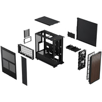 Fractal Design North Boîtier PC Moyen Tour ATX Noir Anthracite avec panneau latéral maillé et USB 3.2 Gen 2 Type-C, USB 3.2 Gen 1 Type-A