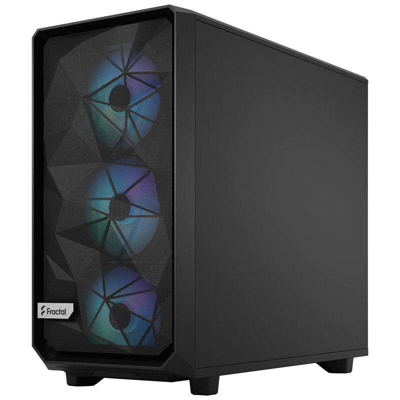 Fractal Design Meshify 2 Lite RGB Midi-Tower Light Tint, Tempered Glass, schwarz