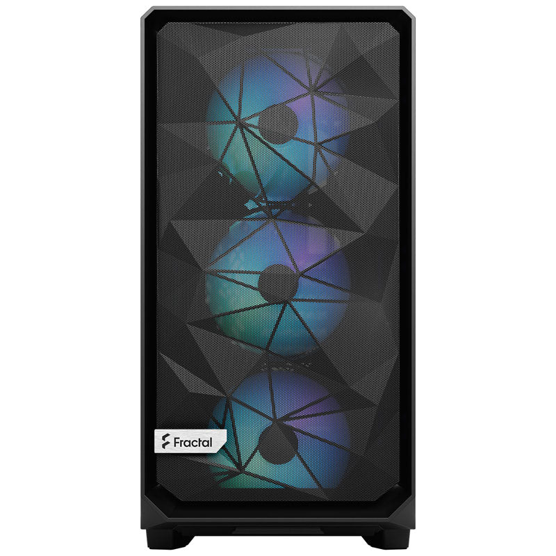 Fractal Design Meshify 2 Lite RGB ATX Mid Tower Black Tempered Glass