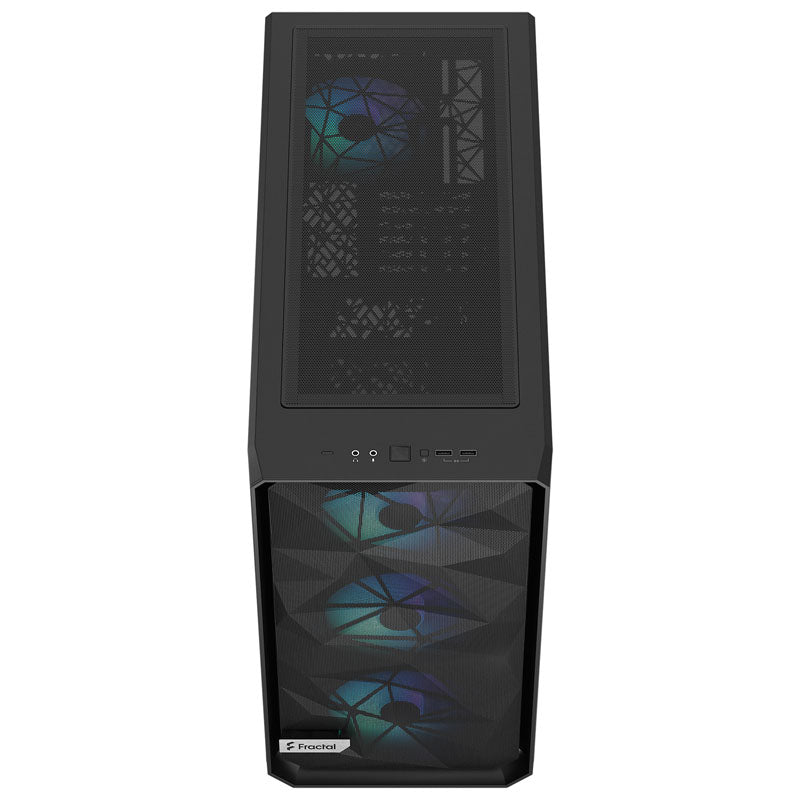 Fractal Design Meshify 2 Lite RGB ATX Mid Tower Black Tempered Glass